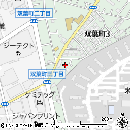 東京都羽村市双葉町3丁目周辺の地図