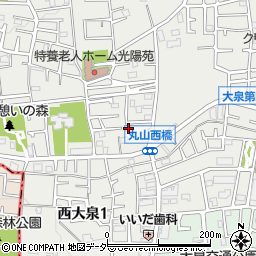 東京都練馬区西大泉5丁目16-39周辺の地図