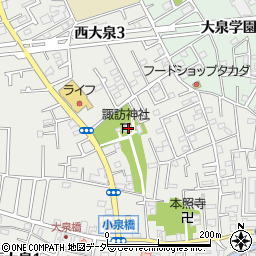 東京都練馬区西大泉3丁目13-3周辺の地図