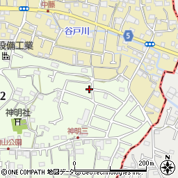 東京都武蔵村山市神明2丁目104-40周辺の地図