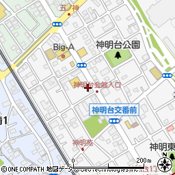 ファミリーショップ羽村神明台店周辺の地図