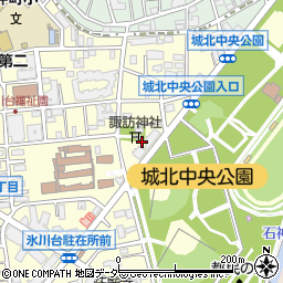 東京都練馬区氷川台2丁目3周辺の地図