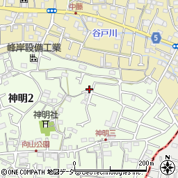 東京都武蔵村山市神明2丁目103-13周辺の地図