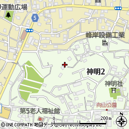 東京都武蔵村山市神明2丁目41-1周辺の地図