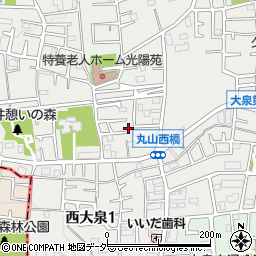 東京都練馬区西大泉5丁目16-11周辺の地図