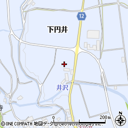 山梨県韮崎市円野町下円井周辺の地図