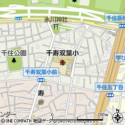 東京都足立区千住大川町17周辺の地図