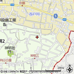 東京都武蔵村山市神明2丁目104-43周辺の地図