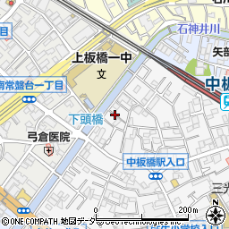 東京都板橋区弥生町48周辺の地図