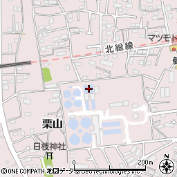 千葉県松戸市栗山144周辺の地図