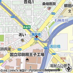 溝田橋周辺の地図