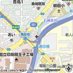 東京都北区王子1丁目30周辺の地図