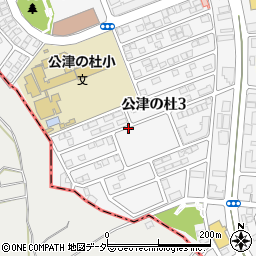 千葉県成田市公津の杜3丁目周辺の地図