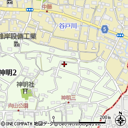 東京都武蔵村山市神明2丁目104-47周辺の地図