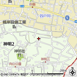 東京都武蔵村山市神明2丁目103-12周辺の地図