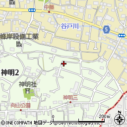 東京都武蔵村山市神明2丁目104-48周辺の地図