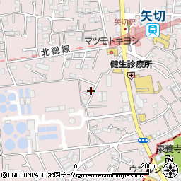 千葉県松戸市栗山118周辺の地図