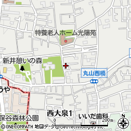 東京都練馬区西大泉5丁目16-12周辺の地図