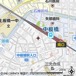 東京都板橋区弥生町37周辺の地図
