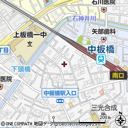 東京都板橋区弥生町41周辺の地図