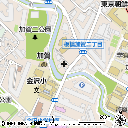 ＮＢパーキング加賀駐車場周辺の地図