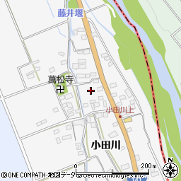 山梨県韮崎市中田町小田川1334周辺の地図