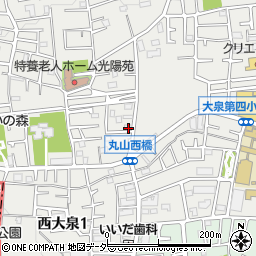東京都練馬区西大泉5丁目16-38周辺の地図