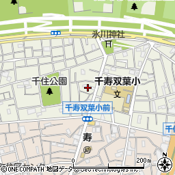 東京都足立区千住大川町21周辺の地図