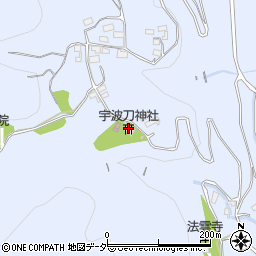 宇波刀神社周辺の地図