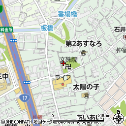 東京都板橋区仲宿周辺の地図