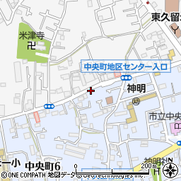 中華蕎麦 丸め 東久留米店周辺の地図