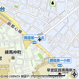 ファミリーマート練馬平和台店周辺の地図