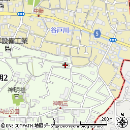 東京都武蔵村山市神明2丁目103-6周辺の地図