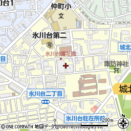 東京都練馬区氷川台2丁目14周辺の地図