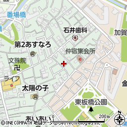 東京都板橋区仲宿19周辺の地図