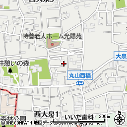 東京都練馬区西大泉5丁目16-13周辺の地図