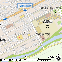 岐阜新聞・岐阜放送郡上支局周辺の地図