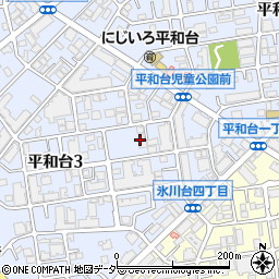 東京都練馬区平和台3丁目4周辺の地図