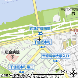 東京都足立区千住元町37周辺の地図