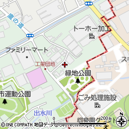 有限会社武蔵野化学工業所周辺の地図