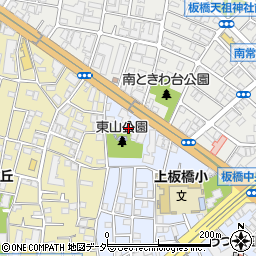 東京都板橋区東山町52周辺の地図