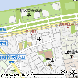 東京都足立区千住元町31周辺の地図