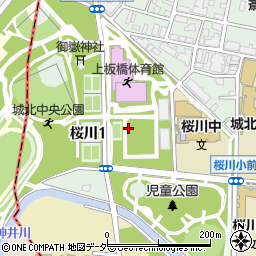 東京都板橋区桜川1丁目周辺の地図