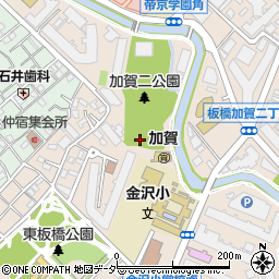 東京都板橋区加賀2丁目周辺の地図