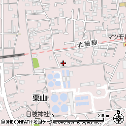 千葉県松戸市栗山150周辺の地図