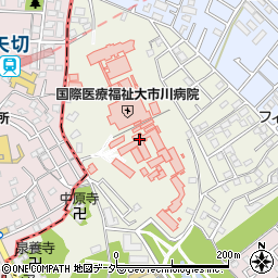 式場病院周辺の地図