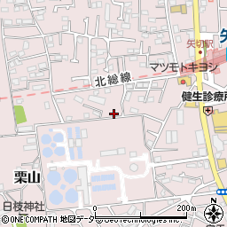 千葉県松戸市栗山138周辺の地図