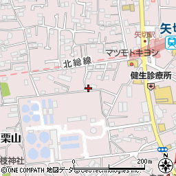 千葉県松戸市栗山114周辺の地図
