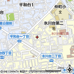 東京都練馬区氷川台2丁目21周辺の地図
