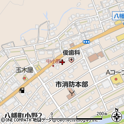 八幡小野郵便局 ＡＴＭ周辺の地図